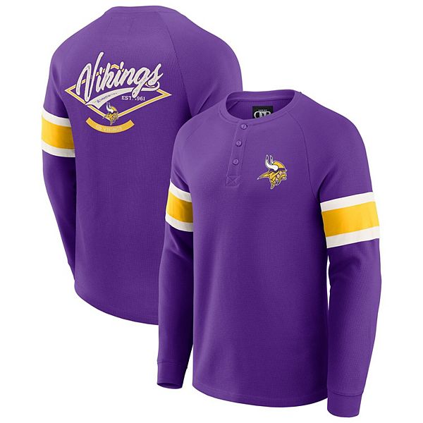 Мужская фиолетовая футболка-поло Minnesota Vikings с длинным рукавом реглан и вафельной вязкой Darius Rucker Collection By Fanatics
Мужская фиолетовая футболка-поло Minnesota Vikings с длинным рукавом реглан и вафельной вязкой Darius Rucker Collection By Fanatics