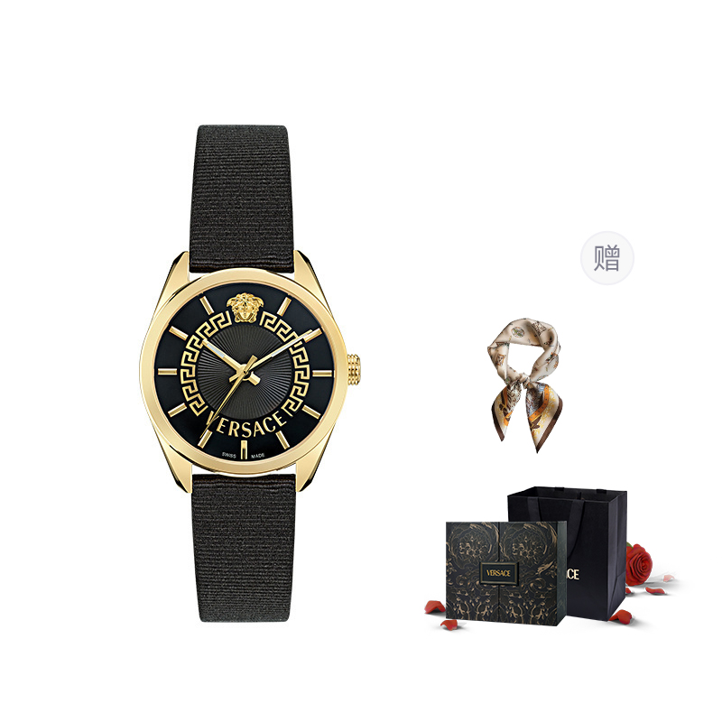 VERSACE Часы New V Circle 36mm, Black
VERSACE Часы New V Circle 36mm, Black