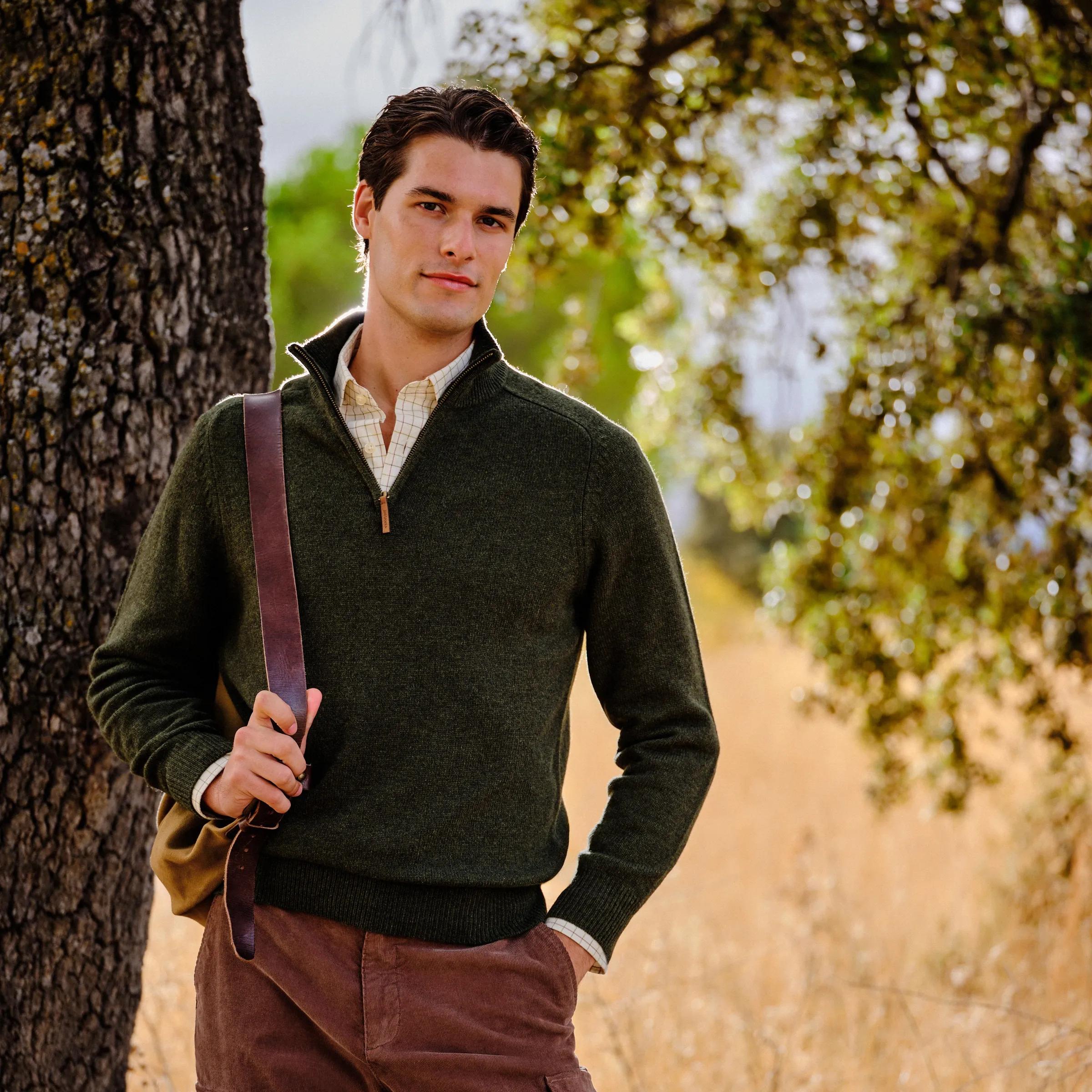 Мужской свитер с половинной молнией Verhunt, темно-зеленый
Мужской свитер с половинной молнией Verhunt, темно-зеленый