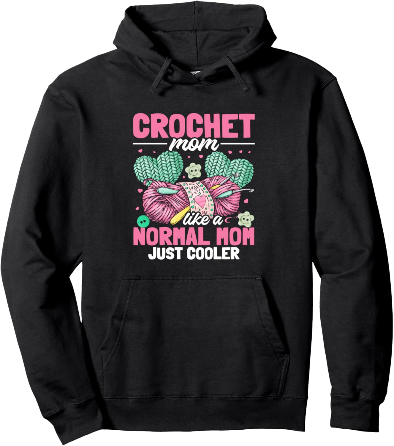 Худи Crochet Mom Crocheting Crochet Mama, черный
Худи Crochet Mom Crocheting Crochet Mama, черный