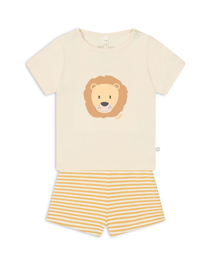 Пижамный комплект унисекс из футболки и шорт - для малышей MORI, белый
Пижамный комплект унисекс из футболки и шорт - для малышей MORI, белый