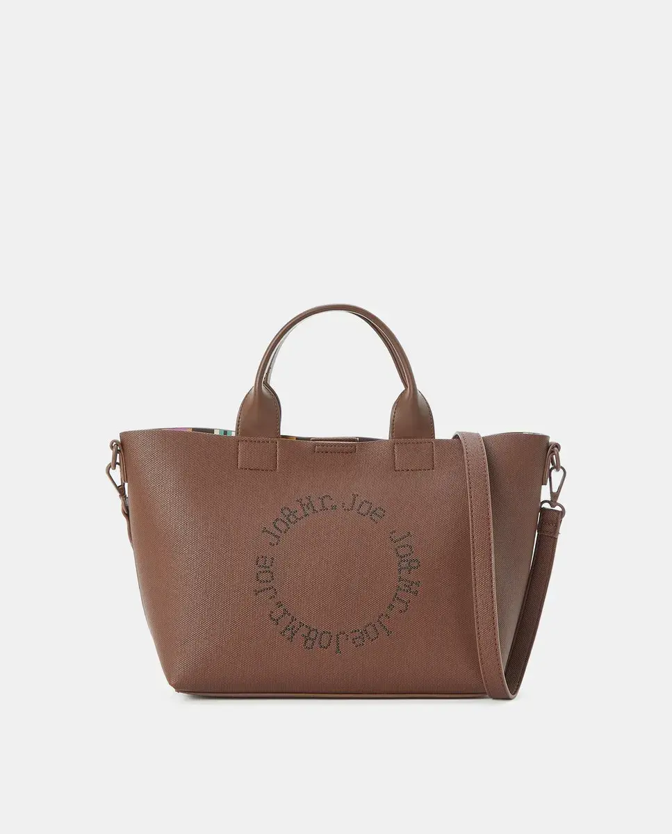 Сумка с логотипом из заклепок Jo & Mr. Joe, коричневый
Сумка с логотипом из заклепок Jo & Mr. Joe, коричневый