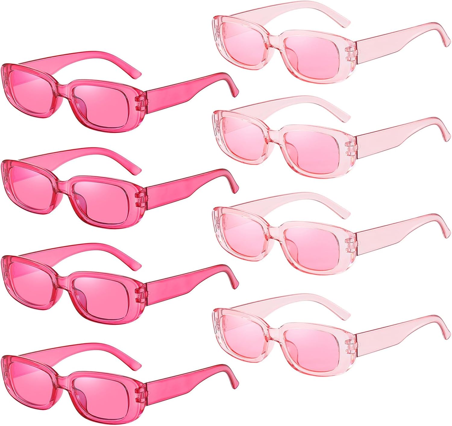 Pibupibu 8/20 Pack Красочные маленькие прямоугольные солнцезащитные очки для вечеринок, винтажные узкие квадратные очки в стиле Y2K для женщин и мужчин, 8-pink Hotpink
Pibupibu 8/20 Pack Красочные маленькие прямоугольные солнцезащитные очки для вечеринок, винтажные узкие квадратные очки в стиле Y2K для женщин и мужчин, 8-pink Hotpink