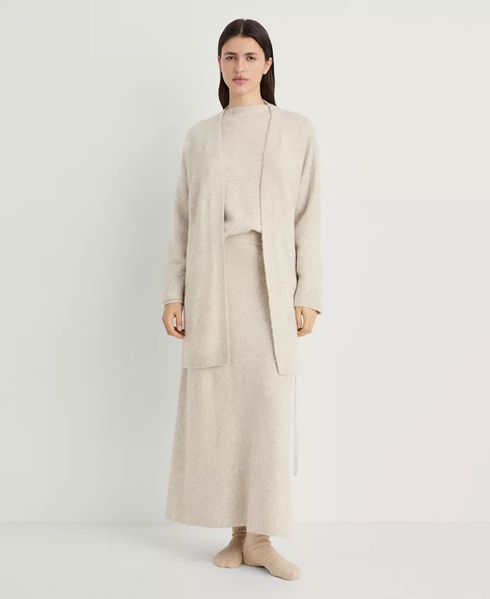 Женский вязаный кардиган MANGO, коричневый/бежевый
Женский вязаный кардиган MANGO, коричневый/бежевый