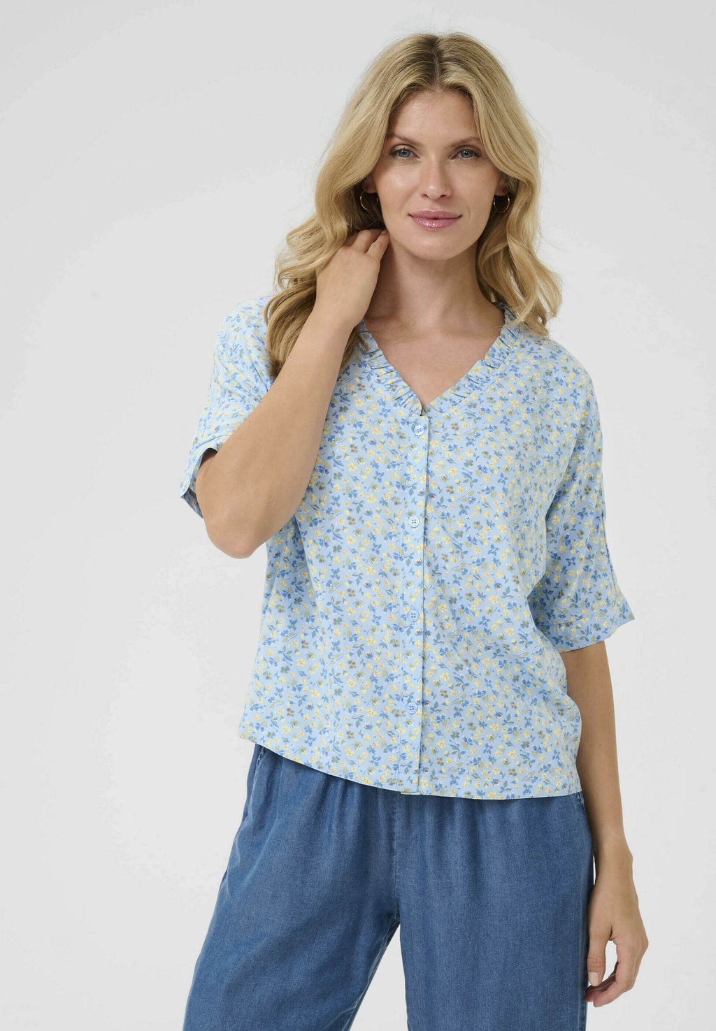 Блуза TIAH Cream, синий 
Блуза TIAH Cream, синий