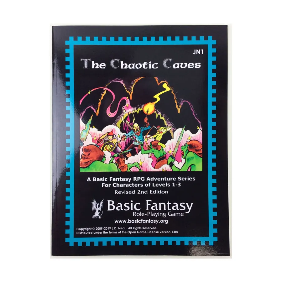 Chaotic Caves (2nd Edition), Basic Fantasy (d20), мягкая обложка
Chaotic Caves (2nd Edition), Basic Fantasy (d20), мягкая обложка