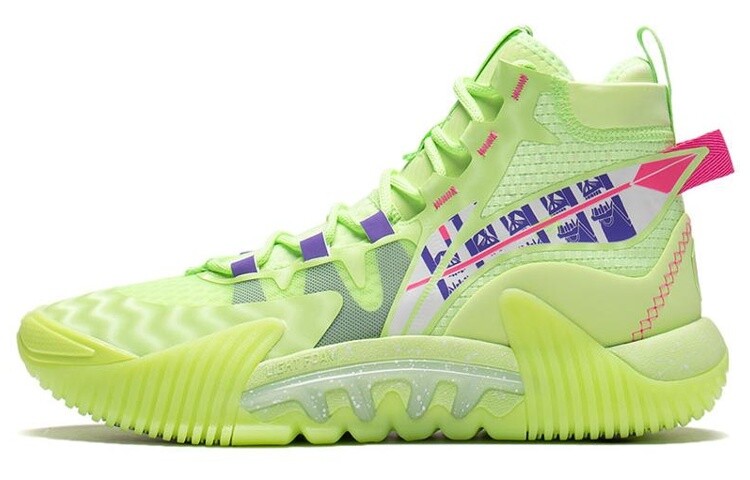 Баскетбольные кроссовки Badfive 2 мужские с высоким верхом флуоресцентные ледяные зеленые/красные/синие Lining
Баскетбольные кроссовки Badfive 2 мужские с высоким верхом флуоресцентные ледяные зеленые/красные/синие Lining