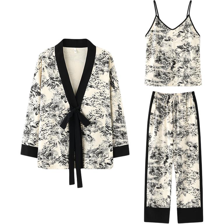 Пижамный комплект женский черный Jovini, 52182-1 красная коробка
Пижамный комплект женский черный Jovini, 52182-1 красная коробка