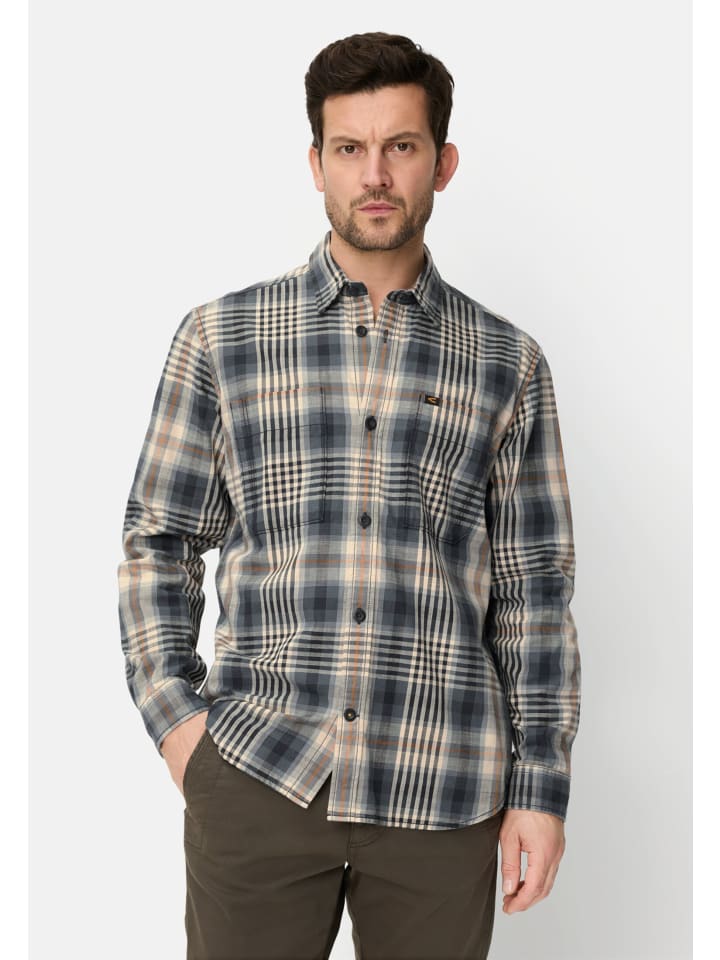 Рубашка с длинными рукавами, воротником Кент и нагрудными карманами цвета асфальта Camel Active
Рубашка с длинными рукавами, воротником Кент и нагрудными карманами цвета асфальта Camel Active