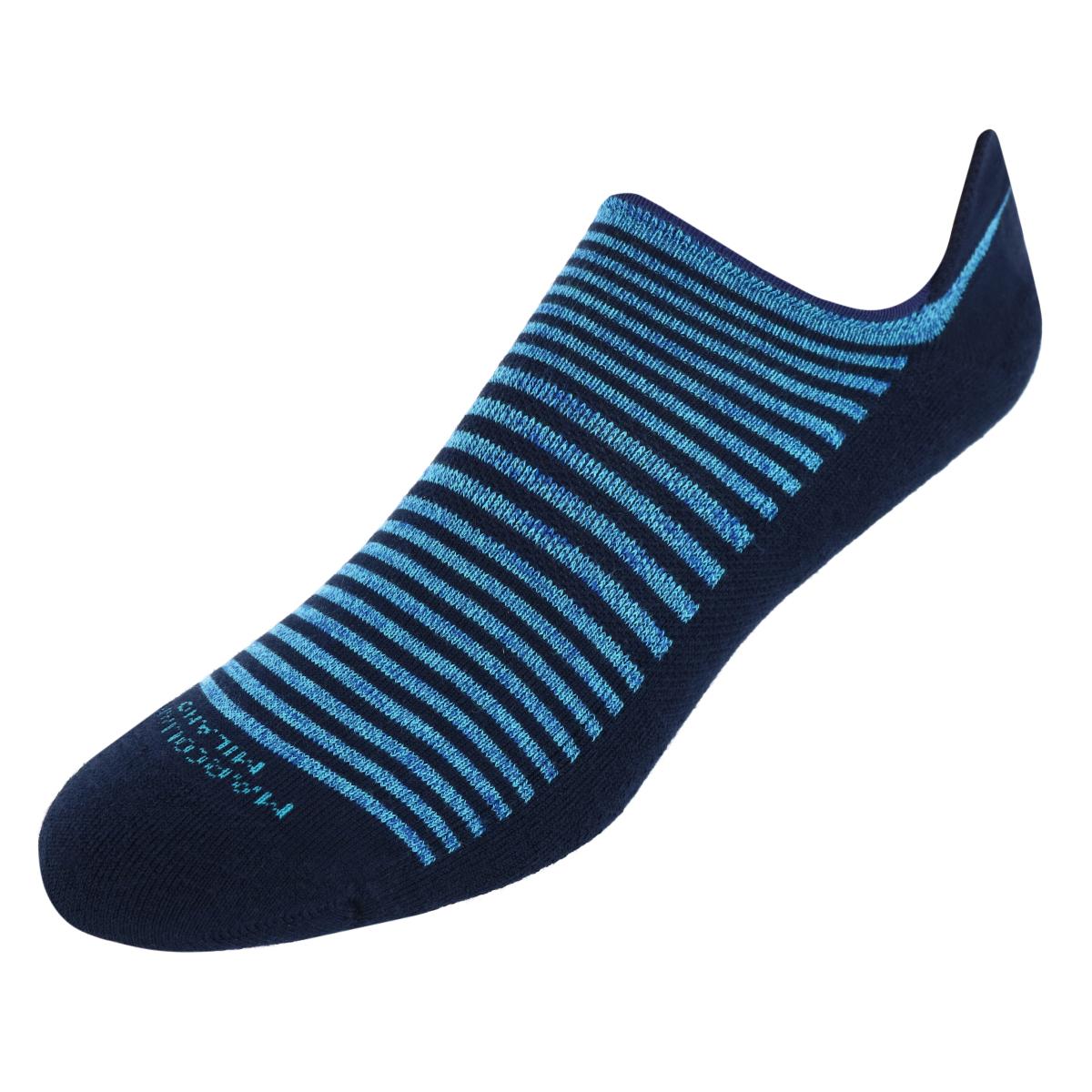 Мужские мягкие невидимые носки для кроссовок Palio Stripe (1 пара) Marcoliani, темно-синий/синий 
Мужские мягкие невидимые носки для кроссовок Palio Stripe (1 пара) Marcoliani, темно-синий/синий