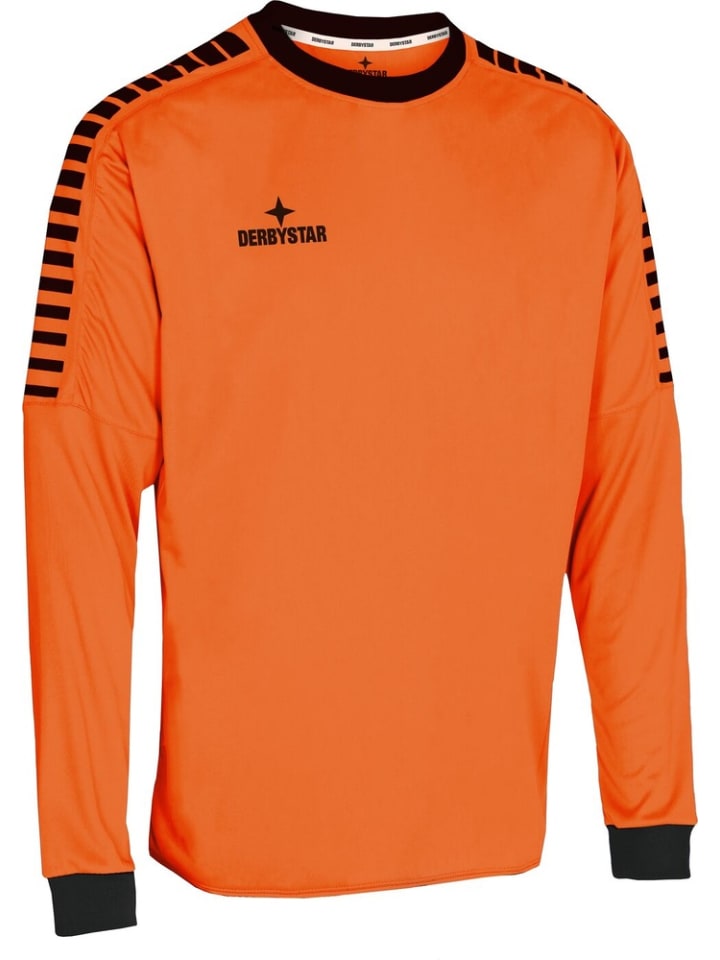 Derbystar Детская вратарская футболка "Hyper Goalkeeper Jersey" оранжевого цвета
Derbystar Детская вратарская футболка "Hyper Goalkeeper Jersey" оранжевого цвета