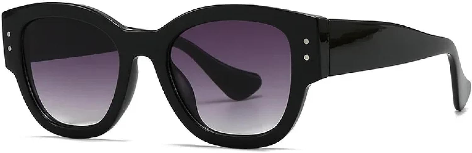 Классические солнцезащитные очки в стиле ретро «кошачий глаз» с заклепками для женщин и мужчин, винтажные, панк, популярные, в большой оправе, для путешествий, с защитой от УФ-излучения UV400 TVTBBVV, Black Gray
Классические солнцезащитные очки в стиле ретро «кошачий глаз» с заклепками для женщин и мужчин, винтажные, панк, популярные, в большой оправе, для путешествий, с защитой от УФ-излучения UV400 TVTBBVV, Black Gray