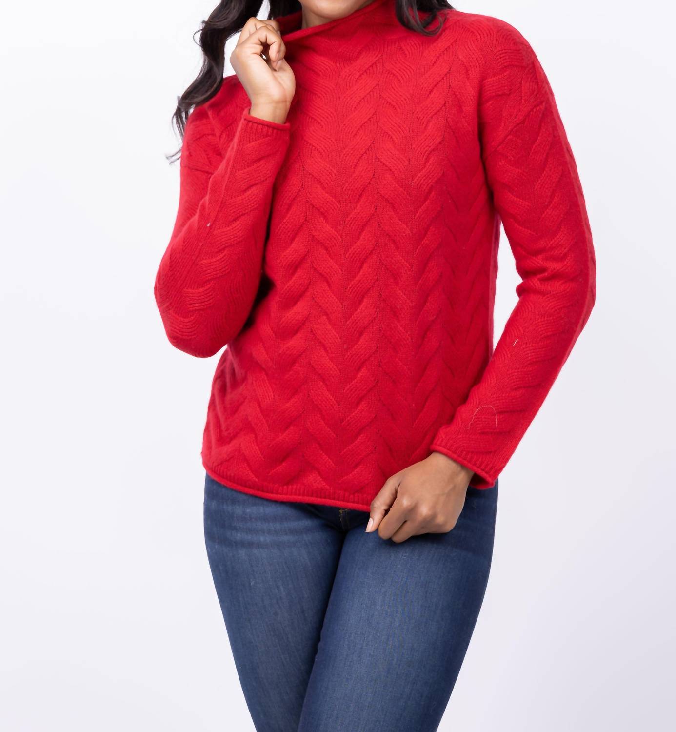 Кашемировый свитер с плетением корзинкой в цвете красный адмирал Tyler Boe
Кашемировый свитер с плетением корзинкой в цвете красный адмирал Tyler Boe