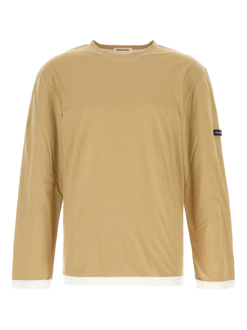 Хлопковая футболка с длинными рукавами Namacheko, нейтральный
Хлопковая футболка с длинными рукавами Namacheko, нейтральный