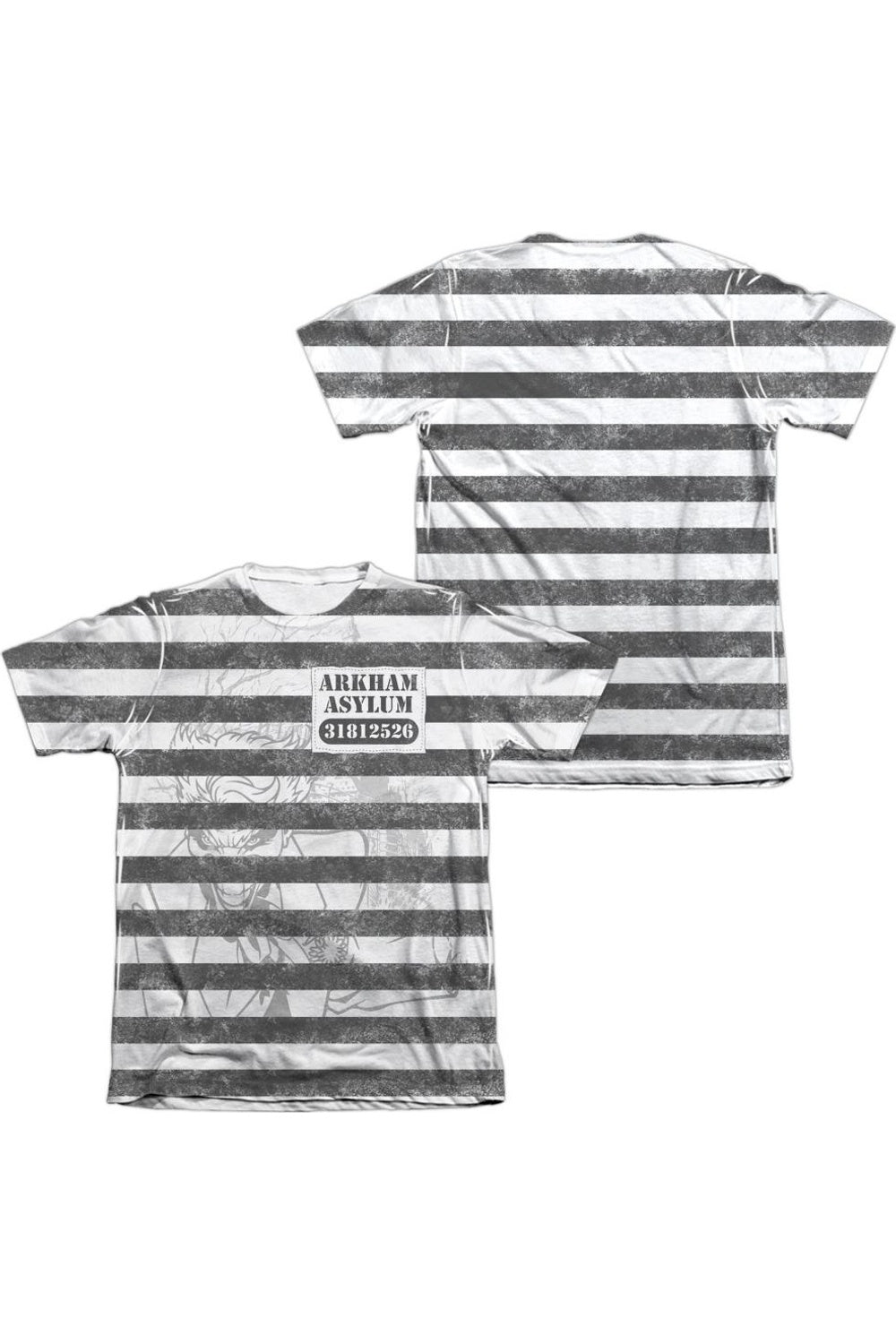 Футболка / футболка Batman Arkhams Finest (принт спереди/сзади) для взрослых 65/35 поли/хлопок с коротким рукавом Gildan, белый 
Футболка / футболка Batman Arkhams Finest (принт спереди/сзади) для взрослых 65/35 поли/хлопок с коротким рукавом Gildan, белый
