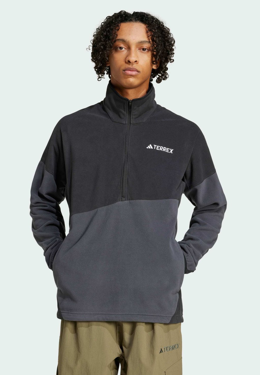 Флисовый джемпер Adidas Terrex, черный 
Флисовый джемпер Adidas Terrex, черный