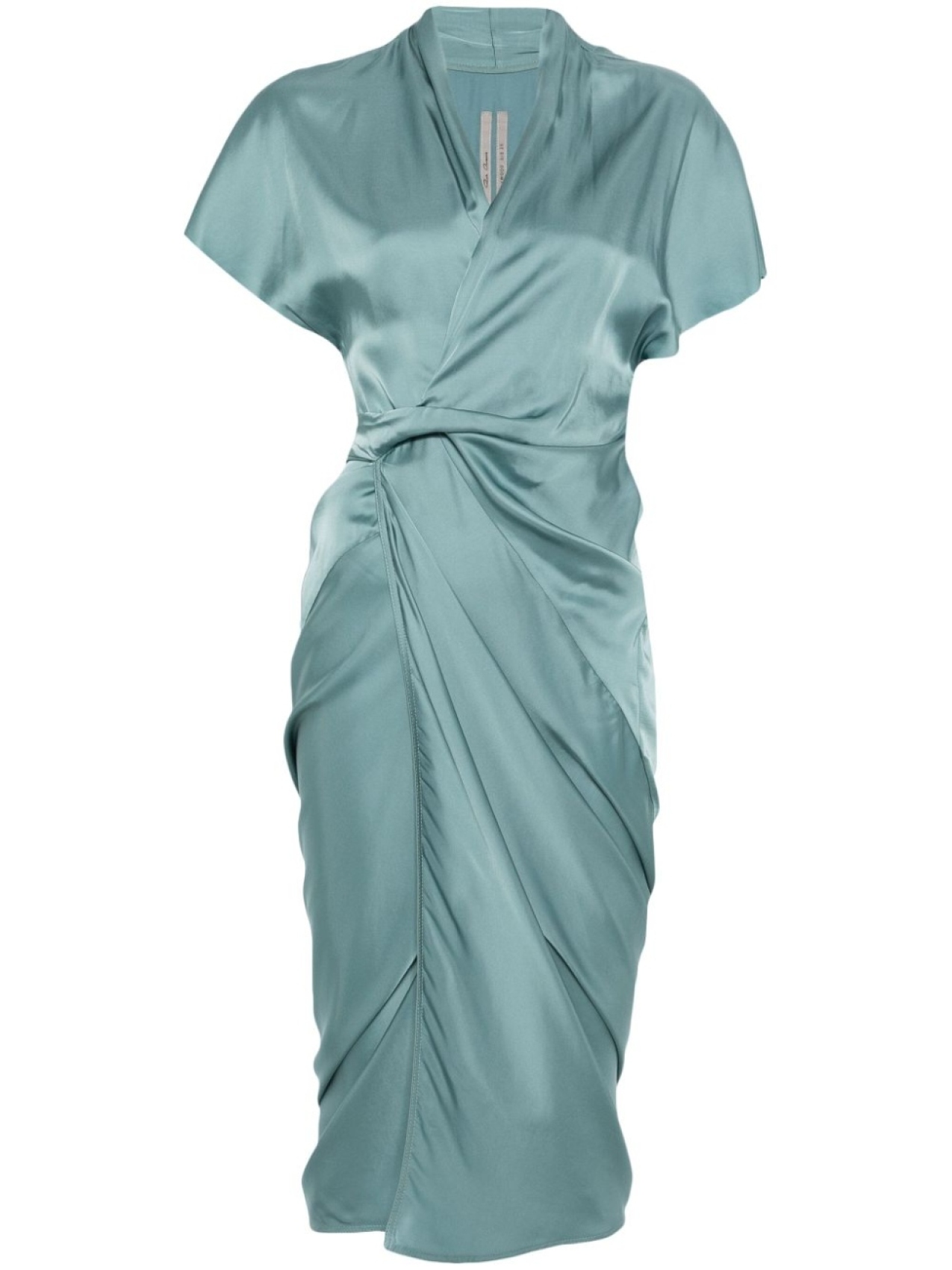 Rick Owens платье миди с запахом, синий
Rick Owens платье миди с запахом, синий