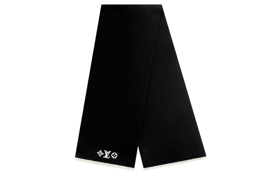 Трикотажный шарф унисекс Louis Vuitton, черный
Трикотажный шарф унисекс Louis Vuitton, черный