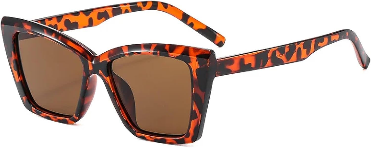 Солнцезащитные очки с защитой от УФ-излучения UV400 | «Кошачий глаз» — женский тренд в стиле панк | Для женщин и мужчин, для занятий спортом на открытом воздухе и вождения DSVIGF, Leopard-brown
Солнцезащитные очки с защитой от УФ-излучения UV400 | «Кошачий глаз» — женский тренд в стиле панк | Для женщин и мужчин, для занятий спортом на открытом воздухе и вождения DSVIGF, Leopard-brown