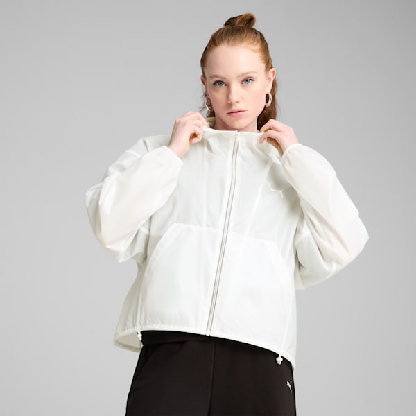 Женская ветровка оверсайз Puma Wardrobe Essentials, белый
Женская ветровка оверсайз Puma Wardrobe Essentials, белый