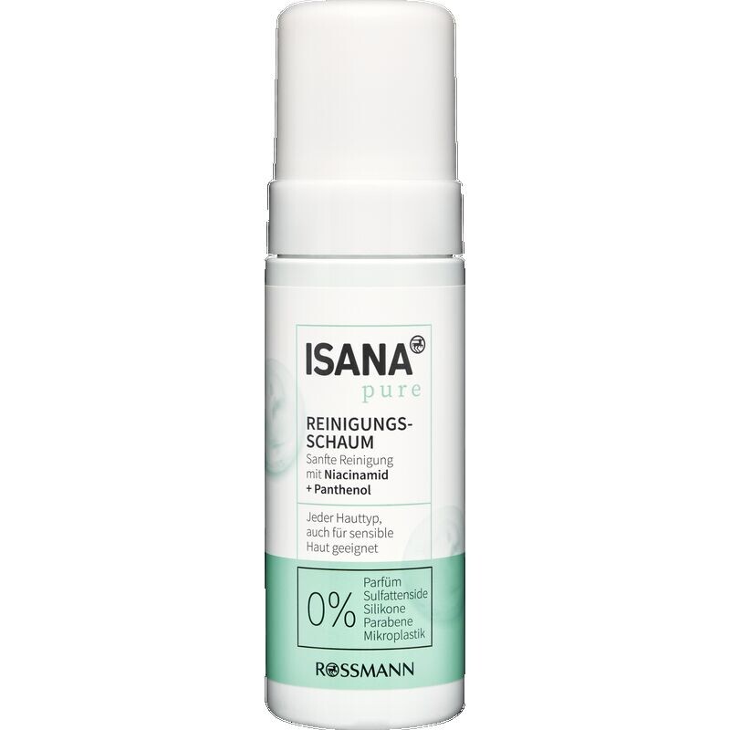 Чистая очищающая пена ISANA, 150 ml
Чистая очищающая пена ISANA, 150 ml
