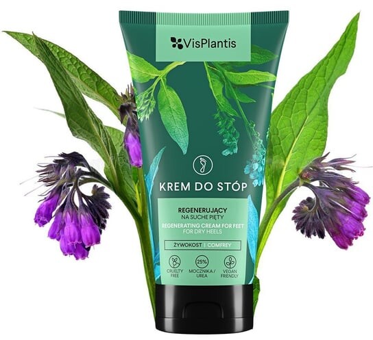 Крем для ног Vis Plantis регенерирующий с окопником и мочевиной, для сухих пяток 75 мл, Vis Palntis
Крем для ног Vis Plantis регенерирующий с окопником и мочевиной, для сухих пяток 75 мл, Vis Palntis