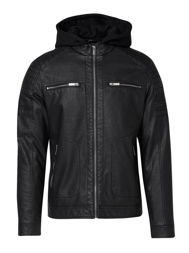 Куртка из искусственной кожи ЧЕРНОГО цвета KOROSHI
Куртка из искусственной кожи ЧЕРНОГО цвета KOROSHI