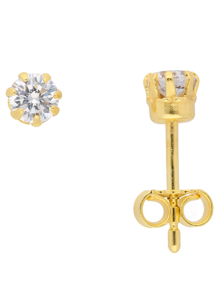 Adeliás 333 золотые серьги / серьги-гвоздики с кубическим цирконием Ø 4 мм в золоте
Adeliás 333 золотые серьги / серьги-гвоздики с кубическим цирконием Ø 4 мм в золоте