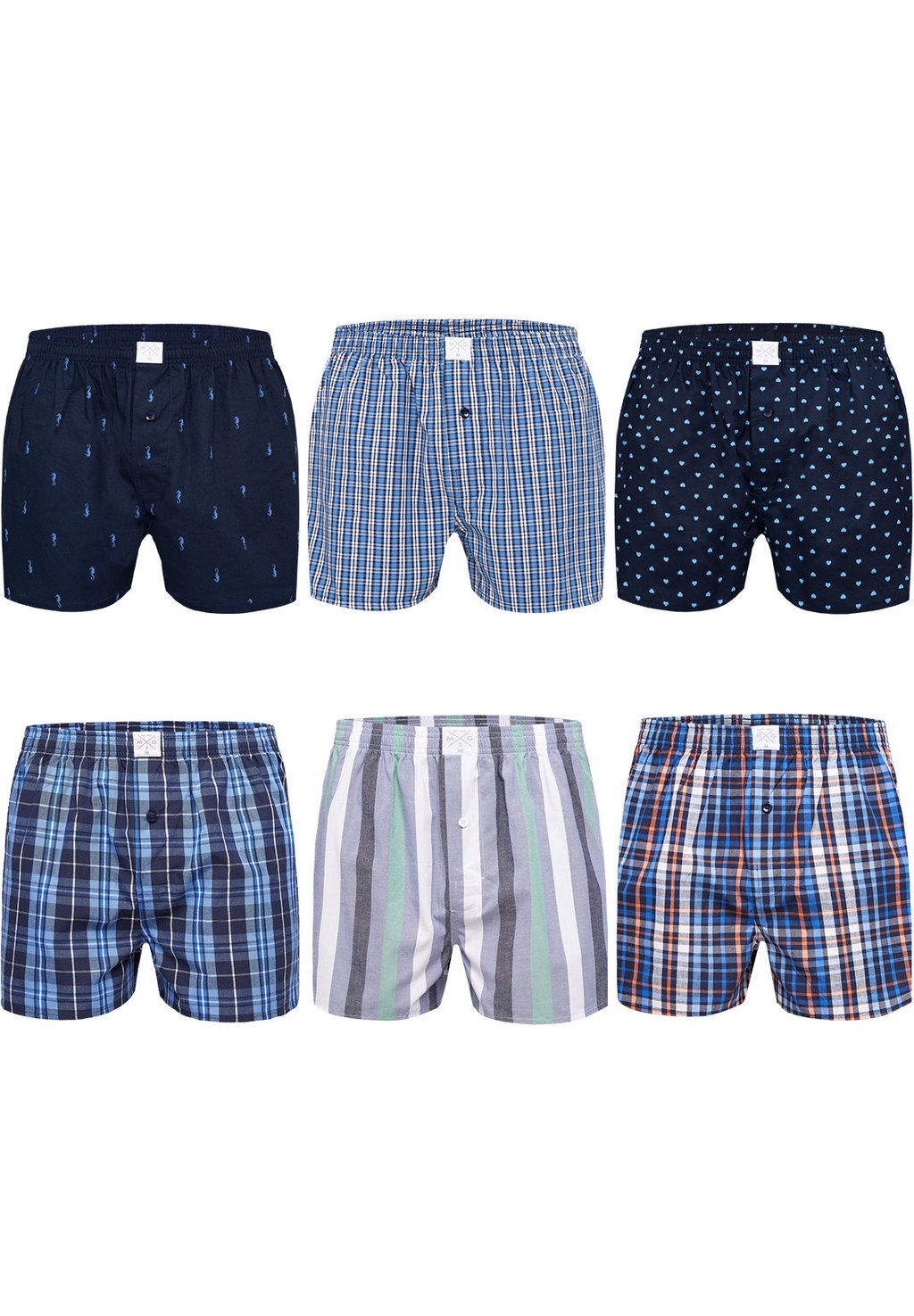 Боксеры WIJDE D105 6-PACK MG-1, синий
Боксеры WIJDE D105 6-PACK MG-1, синий