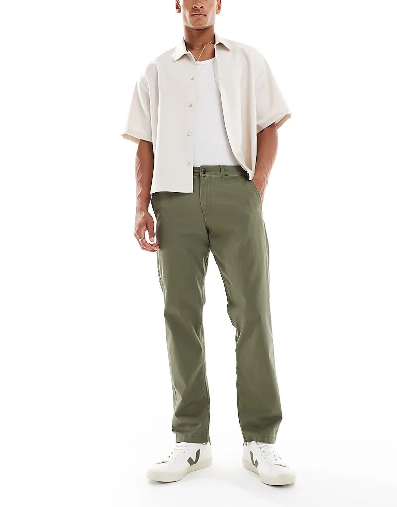 Брюки чинос прямого кроя Jack & Jones цвета хаки
Брюки чинос прямого кроя Jack & Jones цвета хаки