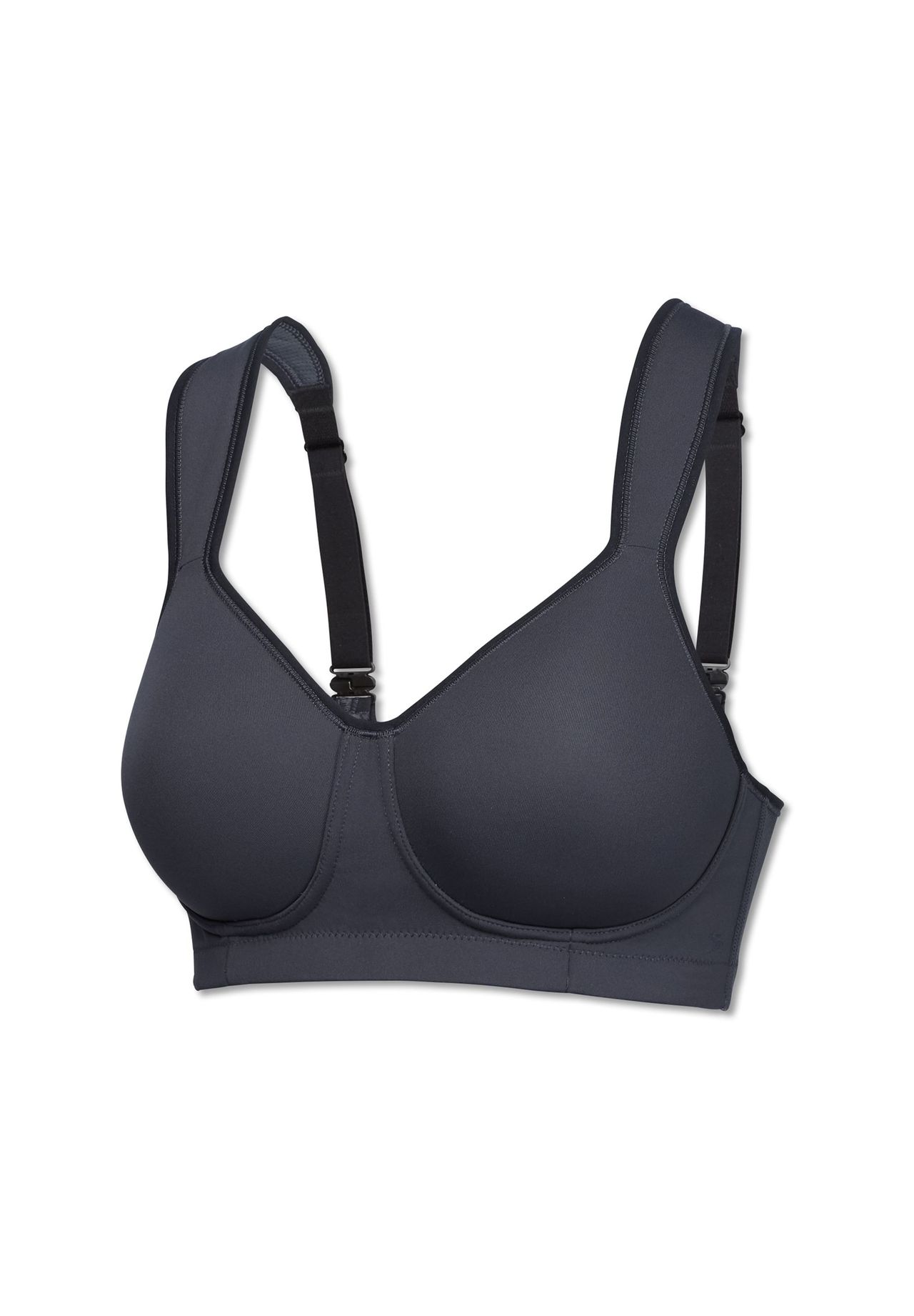 Спортивный бюстгальтер с мягкой чашкой SCHIESSER, антарцитовый
Спортивный бюстгальтер с мягкой чашкой SCHIESSER, антарцитовый