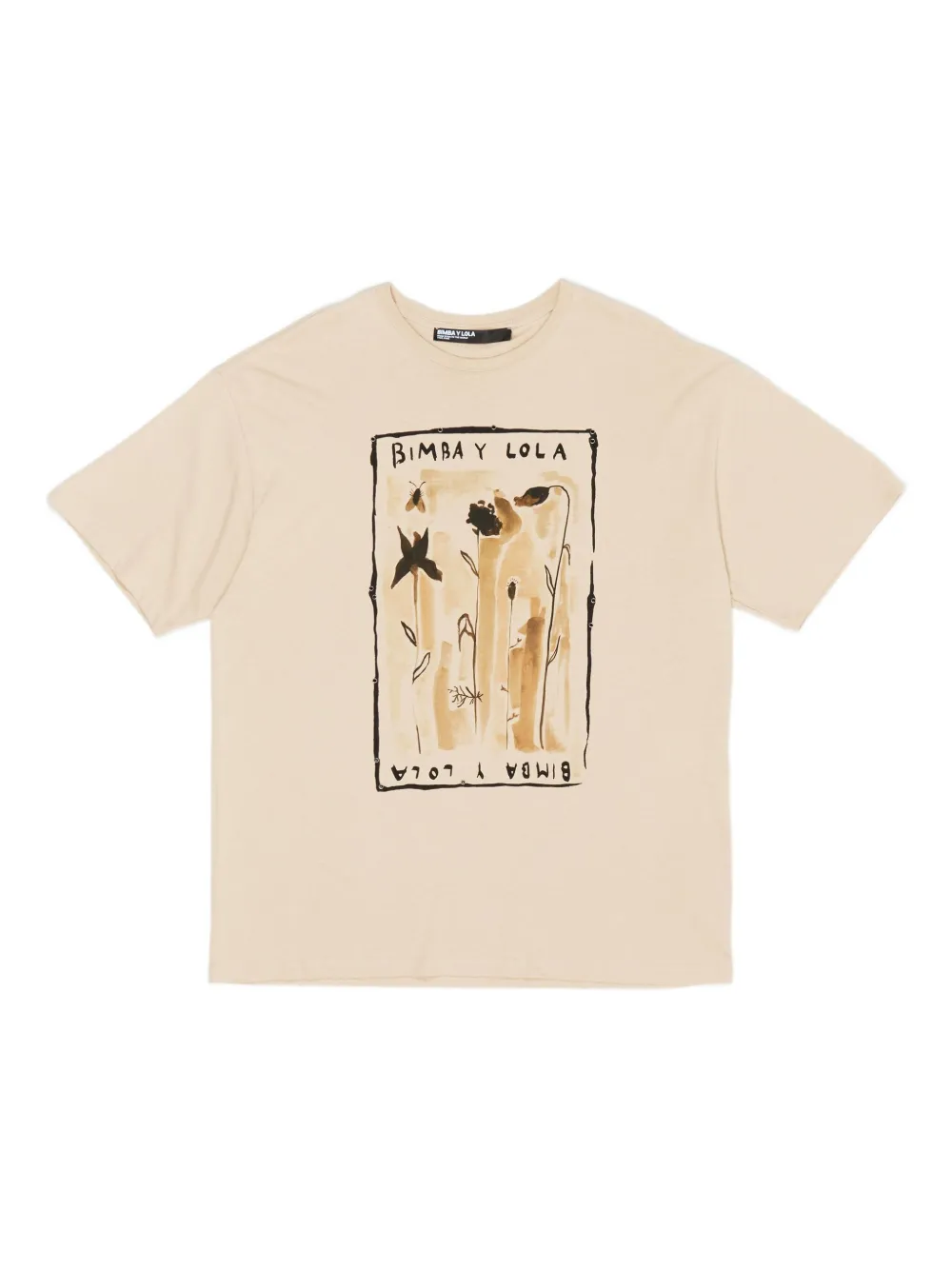 Футболка из хлопка с графическим принтом Bimba y Lola, нейтральный
Футболка из хлопка с графическим принтом Bimba y Lola, нейтральный