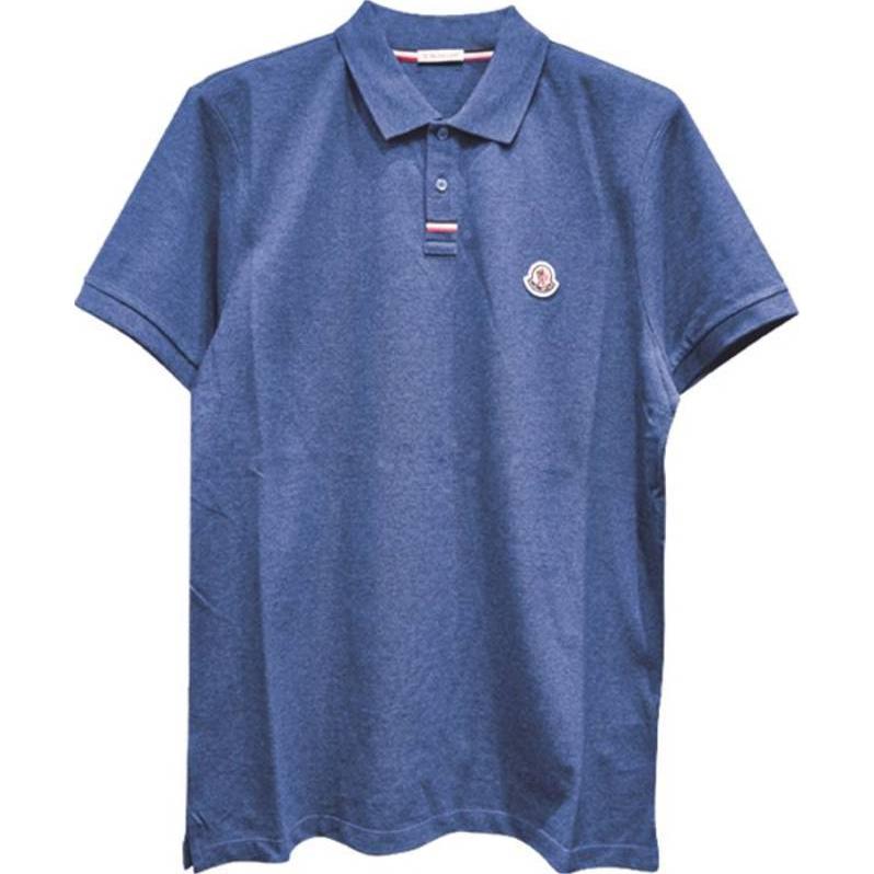 Moncler Мужская поло сине-серого цвета
Moncler Мужская поло сине-серого цвета