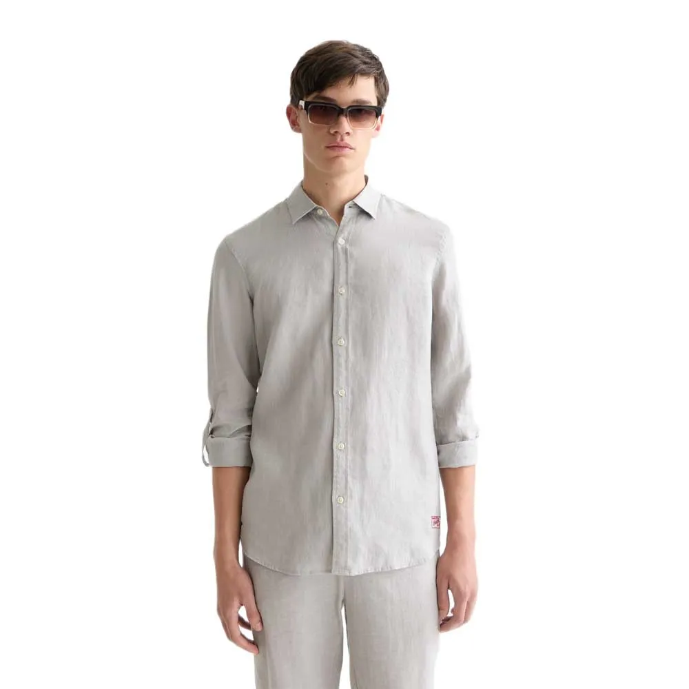 Рубашка с длинными рукавами из льна Scotch & Soda 184343, стандартного кроя, серый
Рубашка с длинными рукавами из льна Scotch & Soda 184343, стандартного кроя, серый