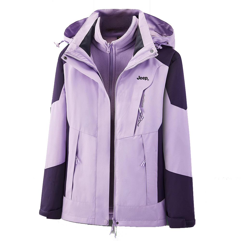 Jeep Ветровка непромокаемая ветронепроницаемая дышащая и устойчивая к истиранию унисекс, Women's Light Purple (3-in-1)
Jeep Ветровка непромокаемая ветронепроницаемая дышащая и устойчивая к истиранию унисекс, Women's Light Purple (3-in-1)