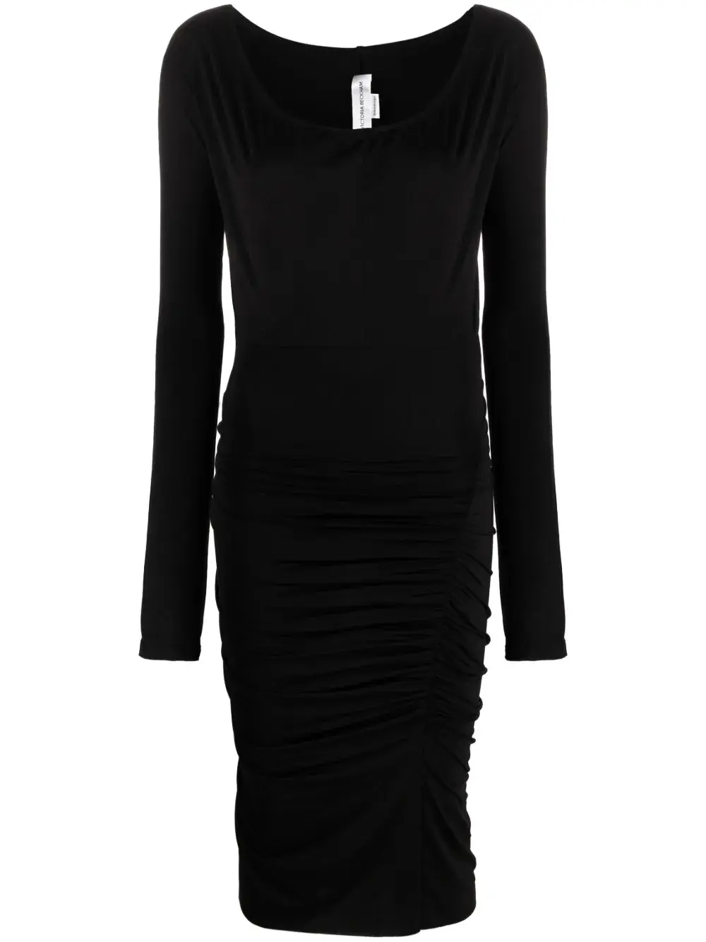 Платье миди с длинными рукавами и сборками VICTORIA BECKHAM, черный
Платье миди с длинными рукавами и сборками VICTORIA BECKHAM, черный