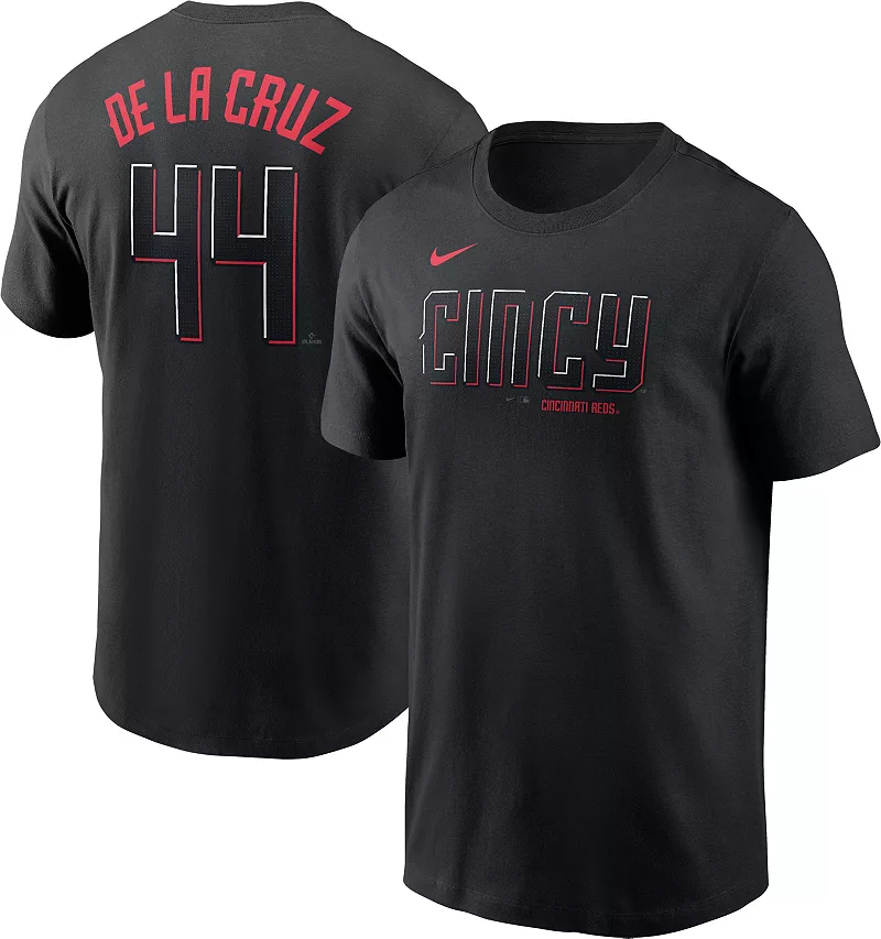 Мужская футболка Nike Cincinnati Reds 2024 City Connect Elly De La Cruz #4 
Мужская футболка Nike Cincinnati Reds 2024 City Connect Elly De La Cruz #4