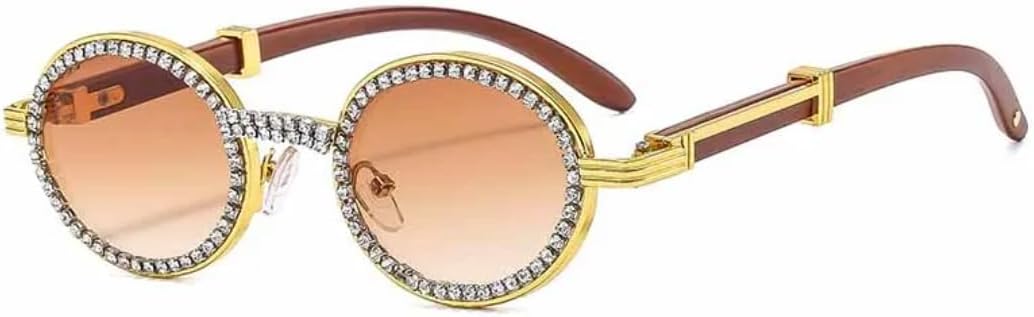 Роскошные ретро-солнцезащитные очки в овальной оправе, украшенные стразами, для женщин и мужчин, в стиле панк, для активного отдыха и путешествий, с защитой от УФ-излучения UV400 TVTBBVV, Gold Gradient Tea
Роскошные ретро-солнцезащитные очки в овальной оправе, украшенные стразами, для женщин и мужчин, в стиле панк, для активного отдыха и путешествий, с защитой от УФ-излучения UV400 TVTBBVV, Gold Gradient Tea