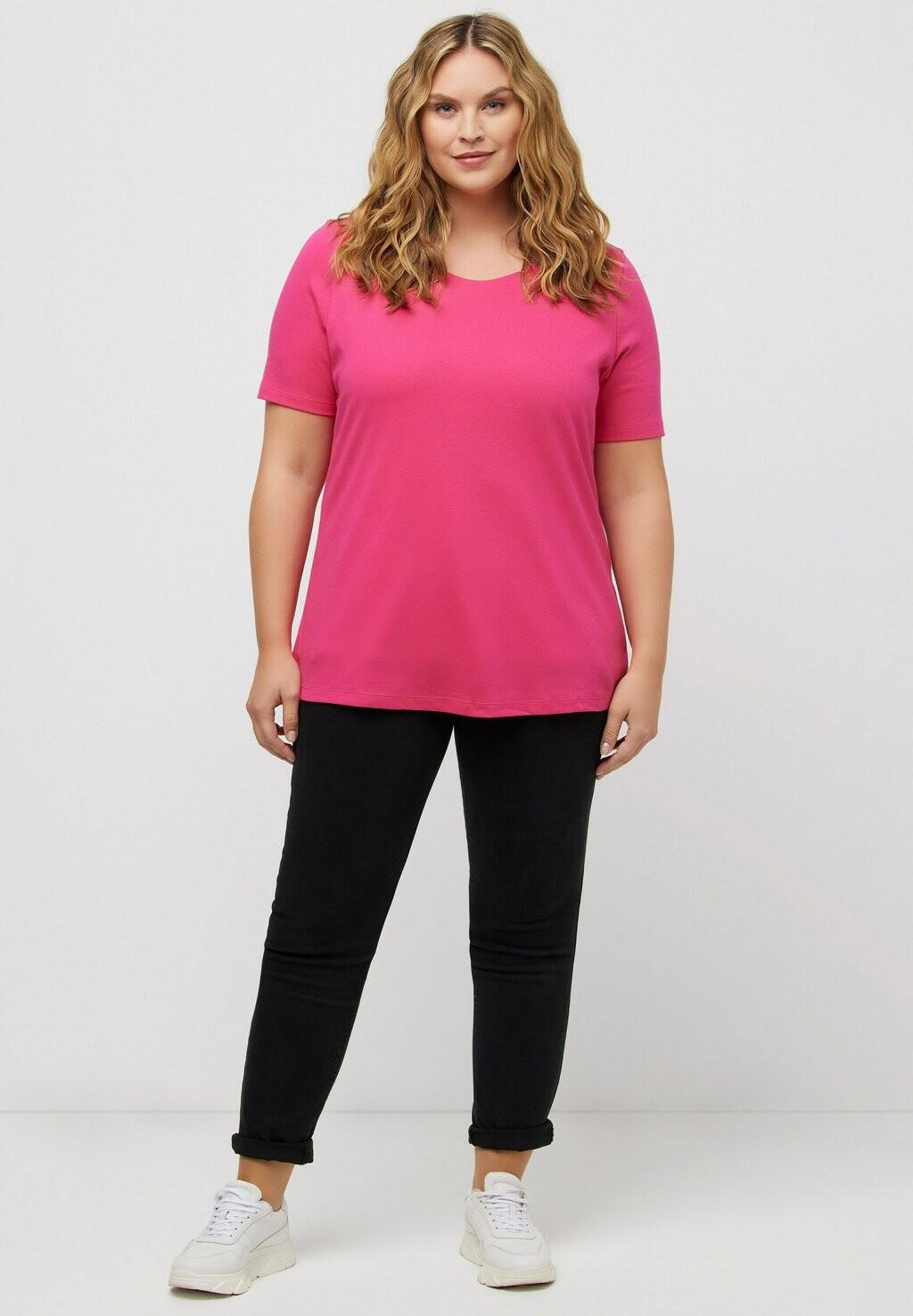 Базовая футболка Ulla Popken, розовый
Базовая футболка Ulla Popken, розовый