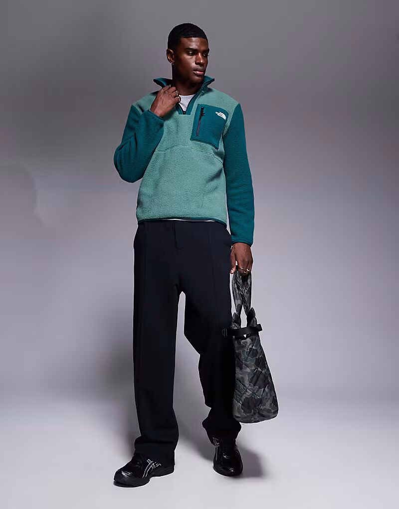 Флисовая кофта North Face Yumiori с застежкой-молнией 1/4 зеленого цвета
Флисовая кофта North Face Yumiori с застежкой-молнией 1/4 зеленого цвета