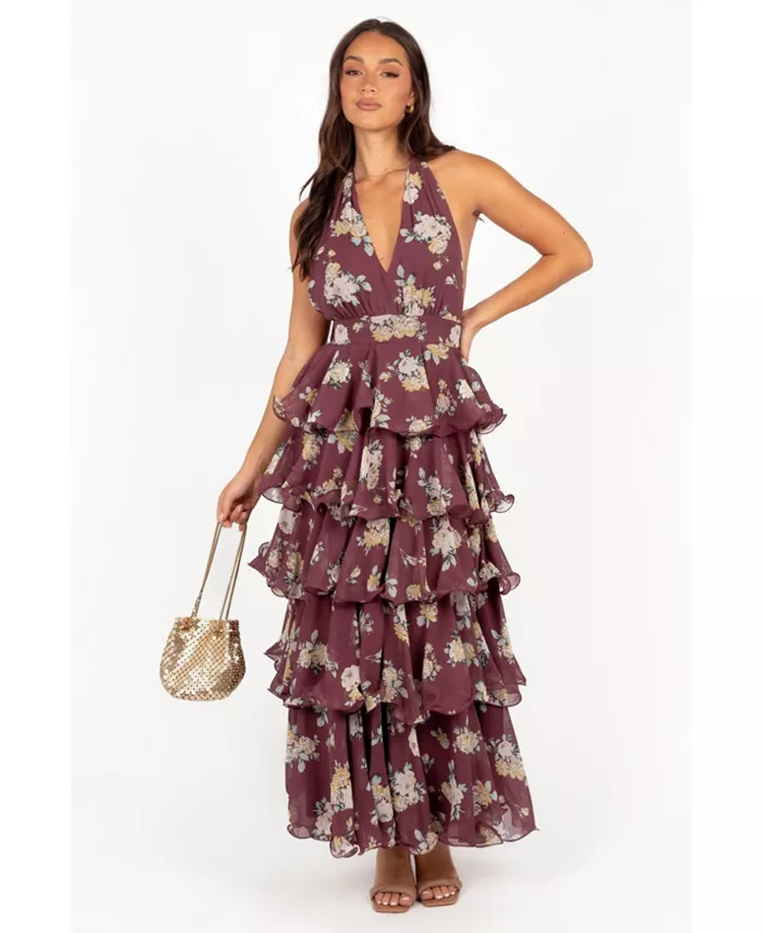 Женское платье Kendall Maxi с вырезом халтер Petal and Pup, фиолетовый
Женское платье Kendall Maxi с вырезом халтер Petal and Pup, фиолетовый