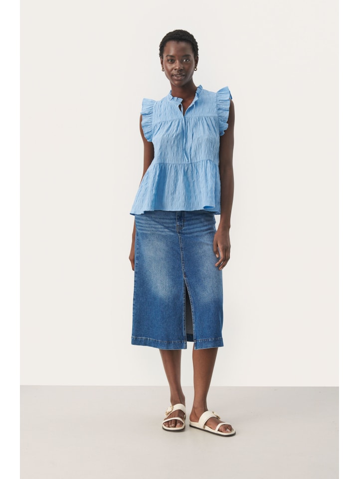 Блузка без рукавов GimalinePW прямого кроя в цвете Dusk Blue PART TWO
Блузка без рукавов GimalinePW прямого кроя в цвете Dusk Blue PART TWO