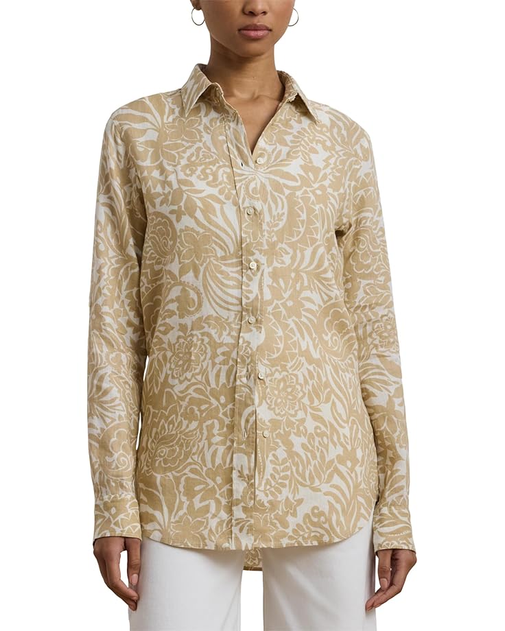 Рубашка Lauren Ralph Lauren Petite Relaxed Fit Floral Linen Shirt, цвет Cream/Tan
Рубашка Lauren Ralph Lauren Petite Relaxed Fit Floral Linen Shirt, цвет Cream/Tan