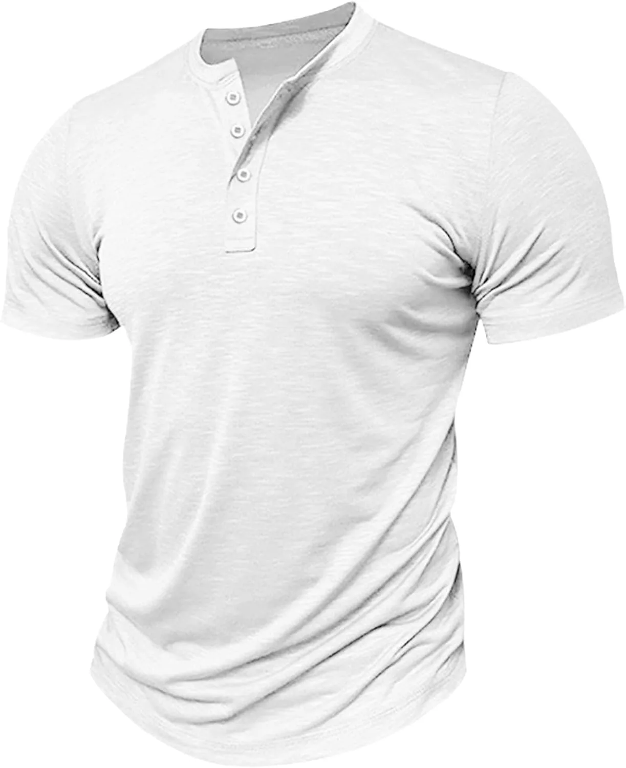 Мужская базовая футболка хенли из хлопка, без воротника, эластичная, slim fit, с коротким рукавом и пуговицами Gsywaipei
Мужская базовая футболка хенли из хлопка, без воротника, эластичная, slim fit, с коротким рукавом и пуговицами Gsywaipei