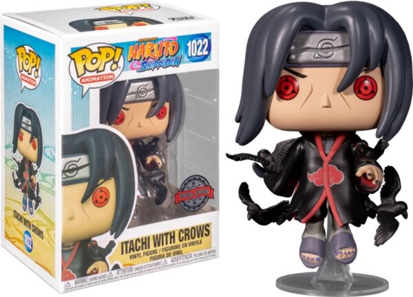 Funko POP! Аниме, Коллекционная фигурка, Наруто, Итачи с воронами, Специальное издание, 1022
Funko POP! Аниме, Коллекционная фигурка, Наруто, Итачи с воронами, Специальное издание, 1022