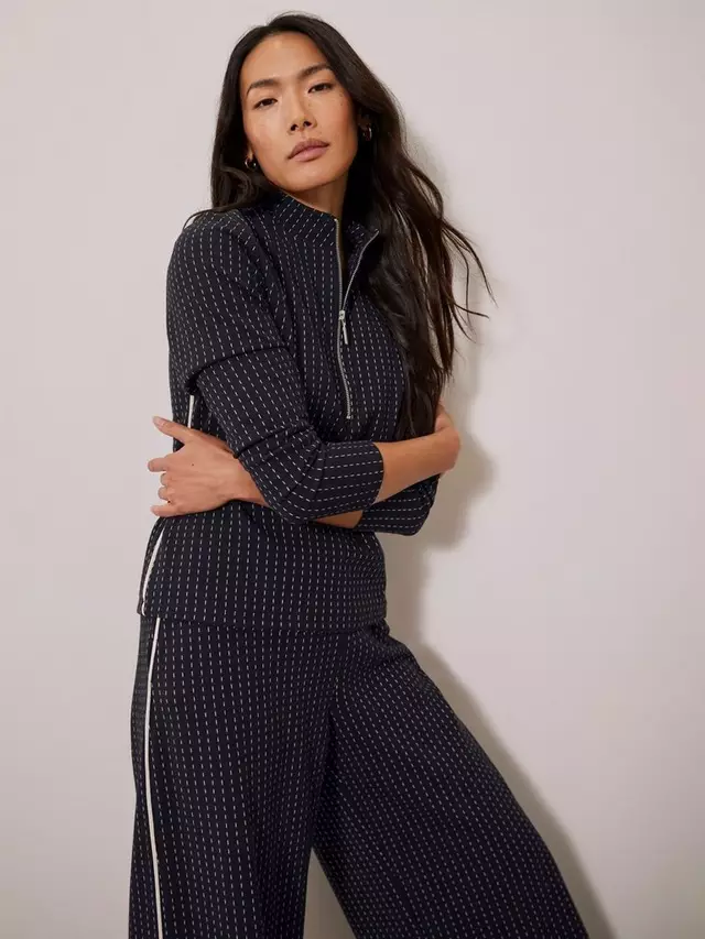 Топ Mint Velvet Pinstripe Zip, темно-синий
Топ Mint Velvet Pinstripe Zip, темно-синий