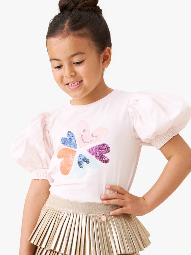 Детская футболка с пайетками и объемными рукавами Angel & Rocket, Pink
Детская футболка с пайетками и объемными рукавами Angel & Rocket, Pink