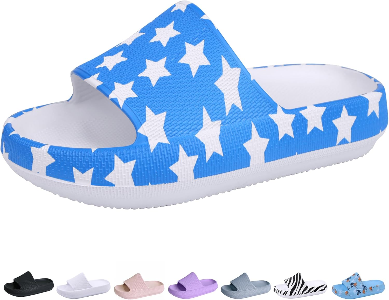 Шлепанцы для душа и бассейна, мальчики и девочки, удобные тапочки с толстой подошвой Youecci, Stars Stripes
Шлепанцы для душа и бассейна, мальчики и девочки, удобные тапочки с толстой подошвой Youecci, Stars Stripes