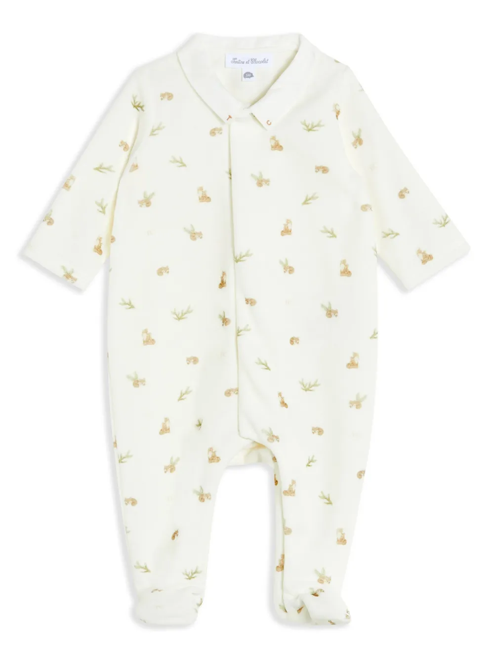 Пижама с принтом Tartine Et Chocolat, белый
Пижама с принтом Tartine Et Chocolat, белый