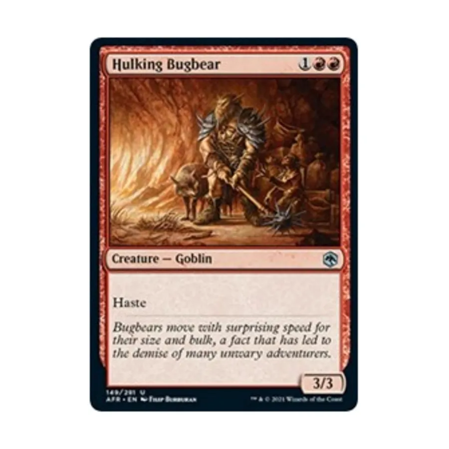 CCG Неповоротливый Багбир (U), MTG - Adventures in the Forgotten Realms
CCG Неповоротливый Багбир (U), MTG - Adventures in the Forgotten Realms